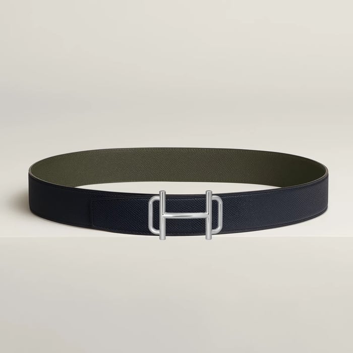 Royal Belt Buckle & Reversible Leather Strap 38 MM
