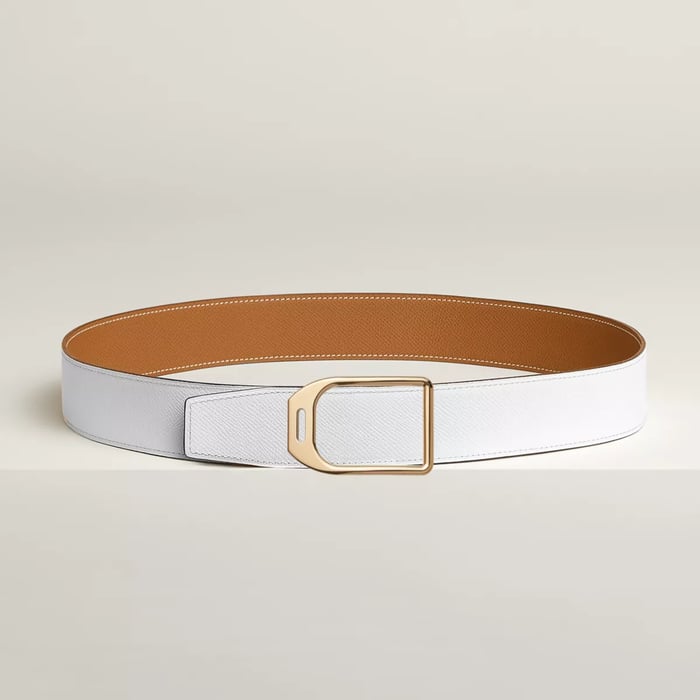 Jockey Belt Buckle & Reversible Leather Strap 38 MM