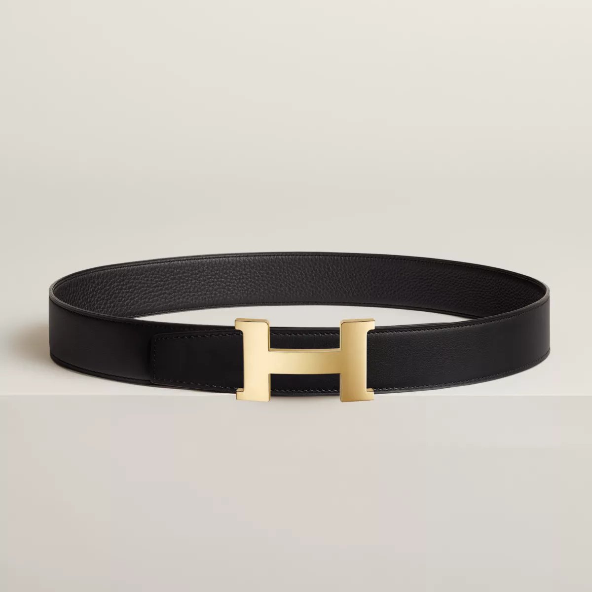 Constance belt buckle & Reversible leather strap 38 mm