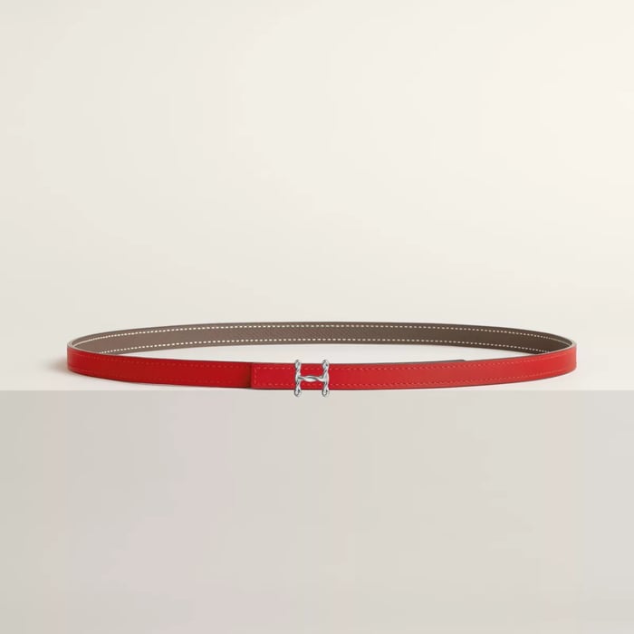 H Torsade Belt Buckle & Reversible Leather Strap 13 MM