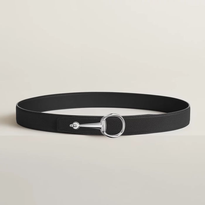 Casaque Belt Buckle & Reversible Leather Strap 32 MM