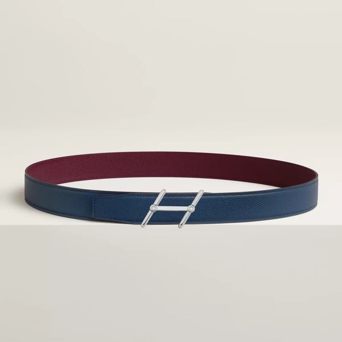 Swing Belt Buckle & Reversible Leather Strap 32 MM