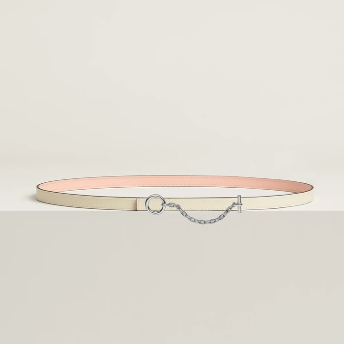 Carrousel Belt Buckle & Reversible Leather Strap 13 MM