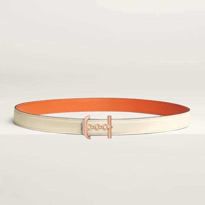 Ancre Marin belt buckle & Reversible leather strap 24 mm