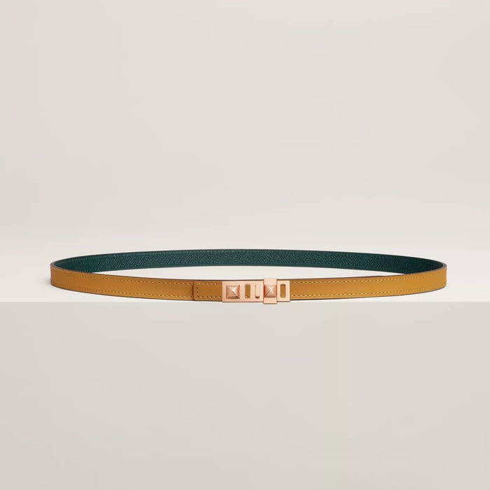 Collier de Chien belt buckle & Reversible leather strap 13 mm