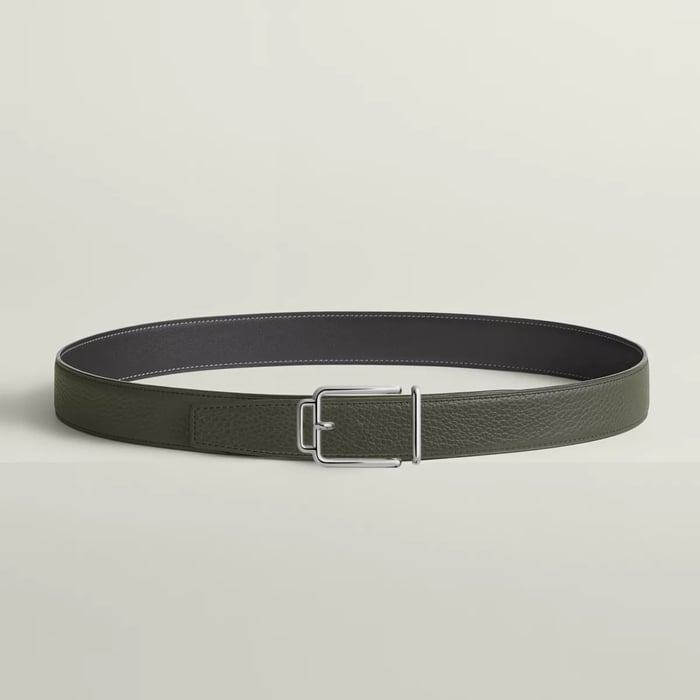 Volte-face Reversible Belt Buckle & Reversible Leather Strap 32 MM
