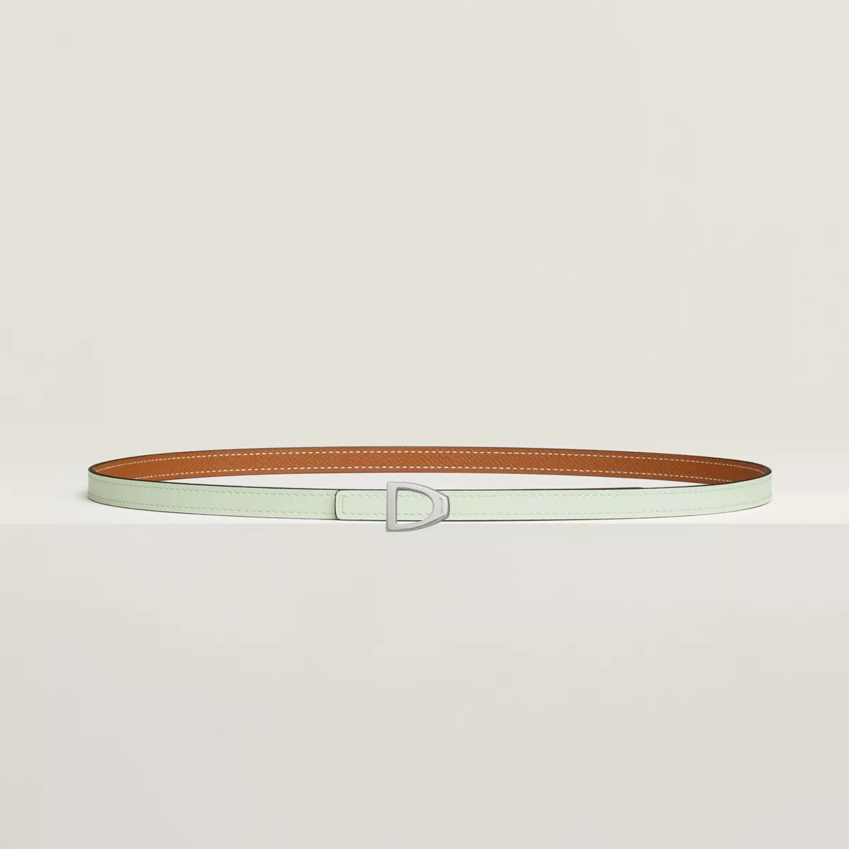 Cavaliere belt buckle & Reversible leather strap 13 mm