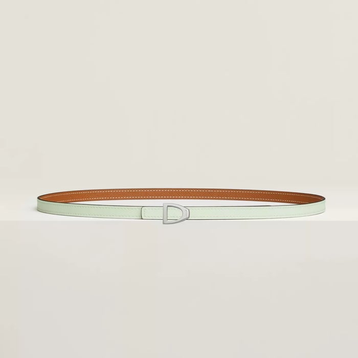 Cavaliere belt buckle & Reversible leather strap 13 mm