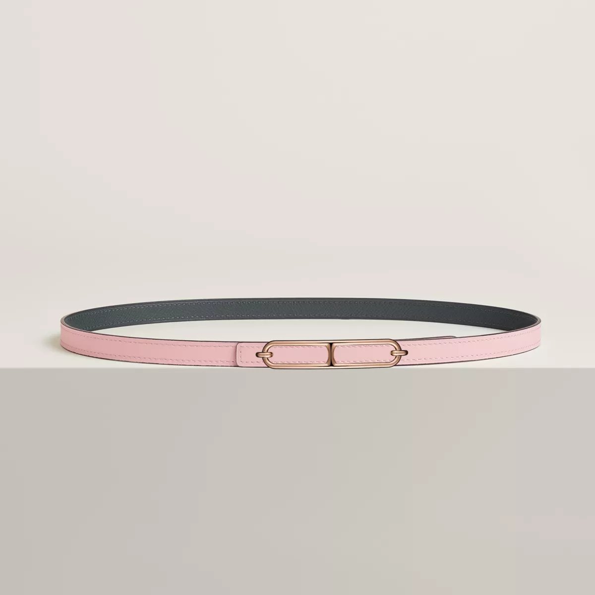 Roulis belt buckle & Reversible leather strap 13 mm