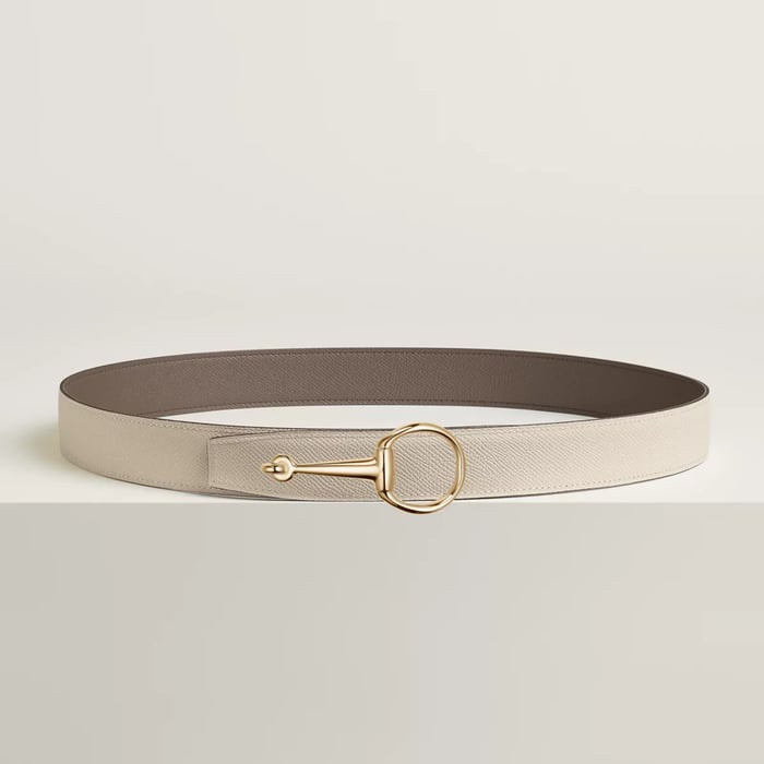 Casaque Belt Buckle & Reversible Leather Strap 32 MM