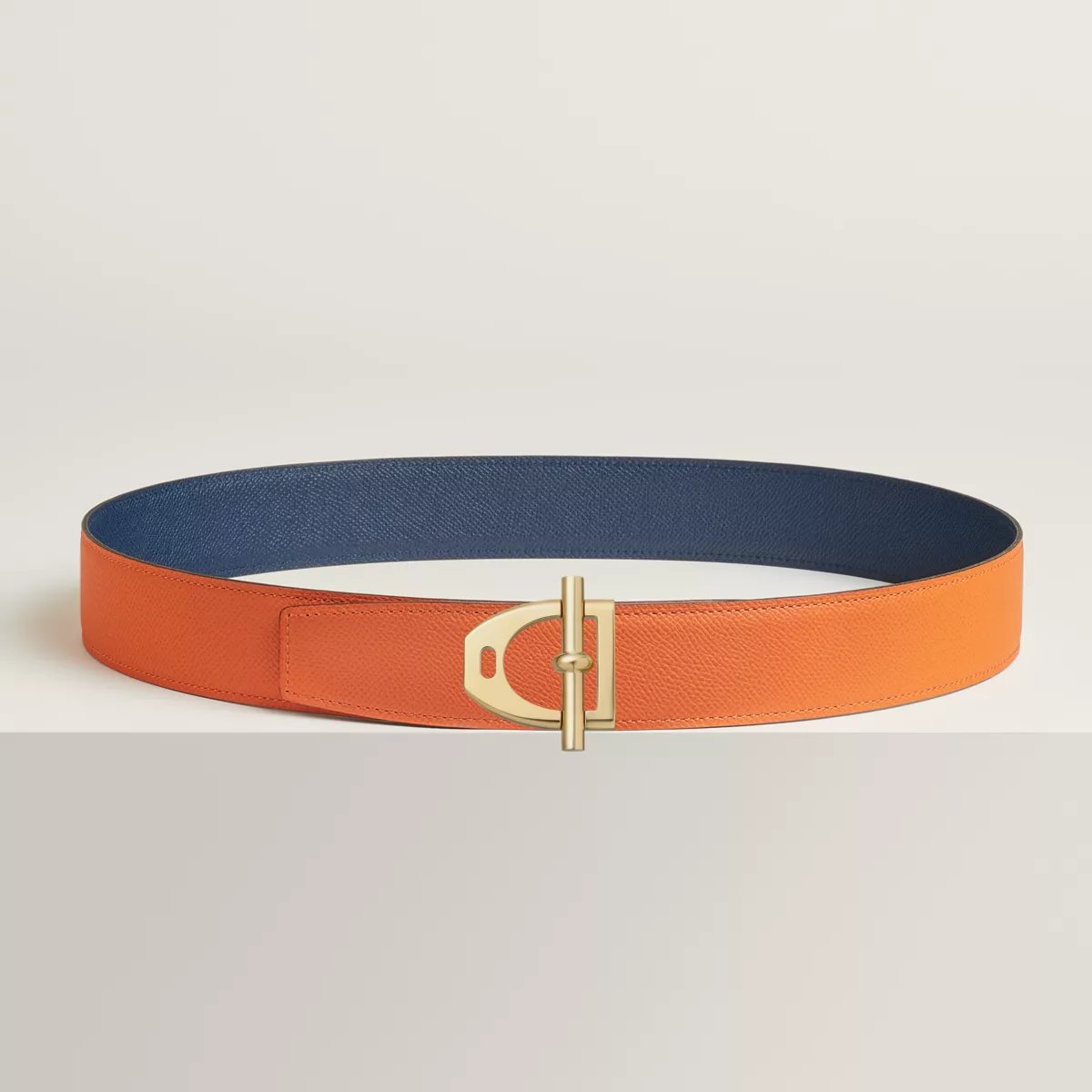 Neo Etrier belt buckle & Reversible leather strap 38 mm