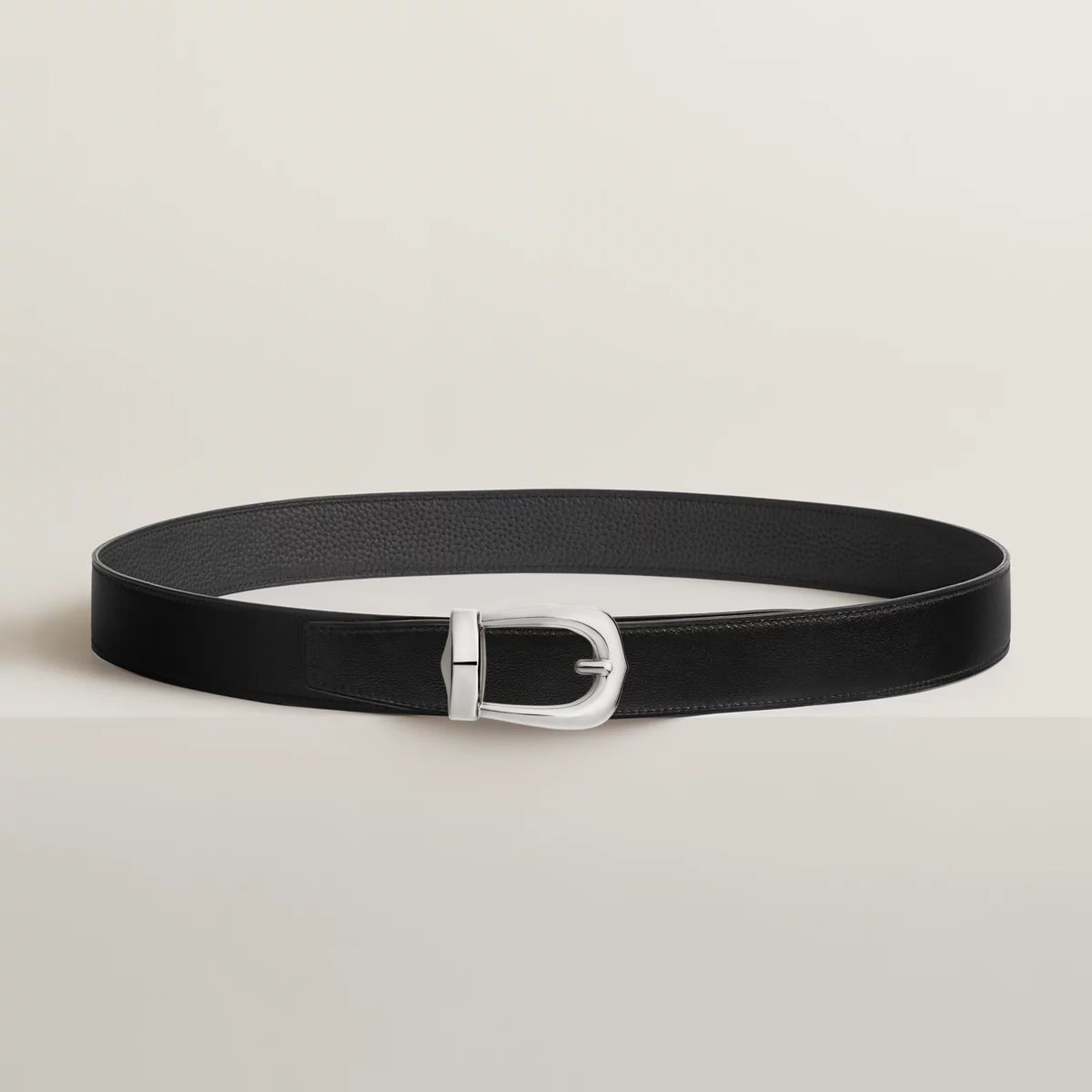 Bride d'Apparat belt buckle & Reversible leather strap 32 mm