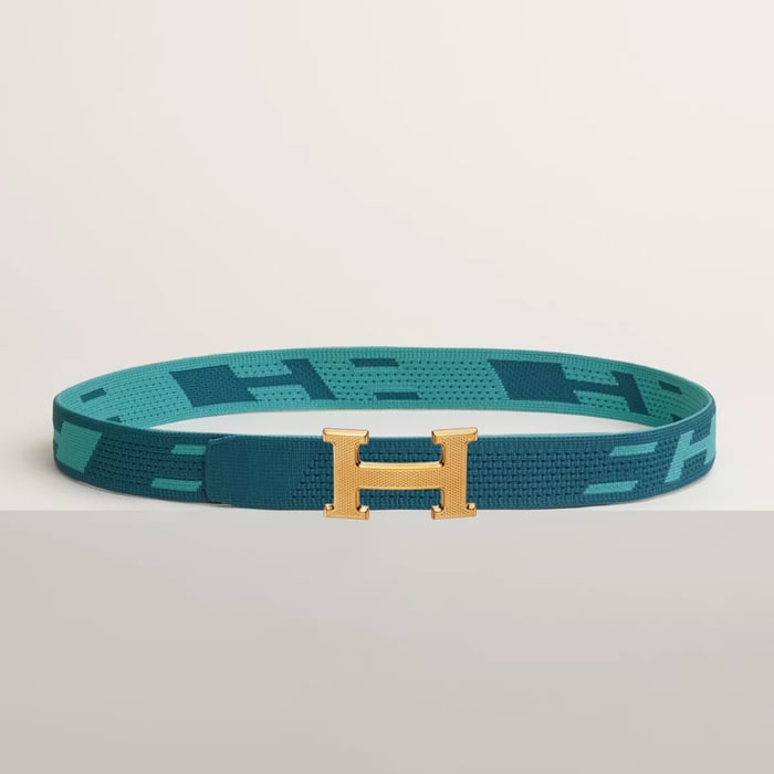 ベルトバックル 《hギヨシェ》 & ニットベルト 《スプリント》 32 MM
