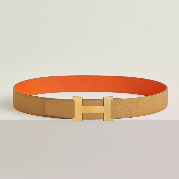 Constance belt buckle & Reversible leather strap 38 mm