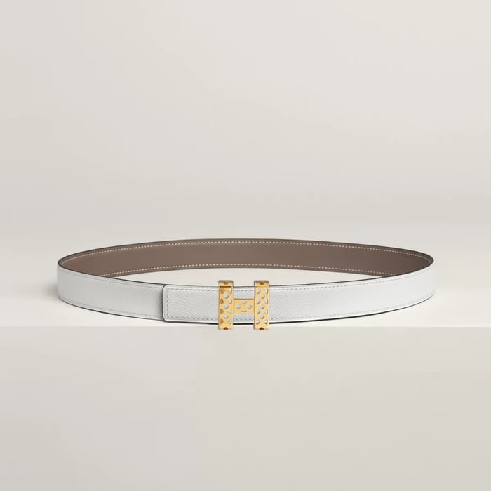 Garden Party Belt Buckle & Reversible Leather Strap 24 MM