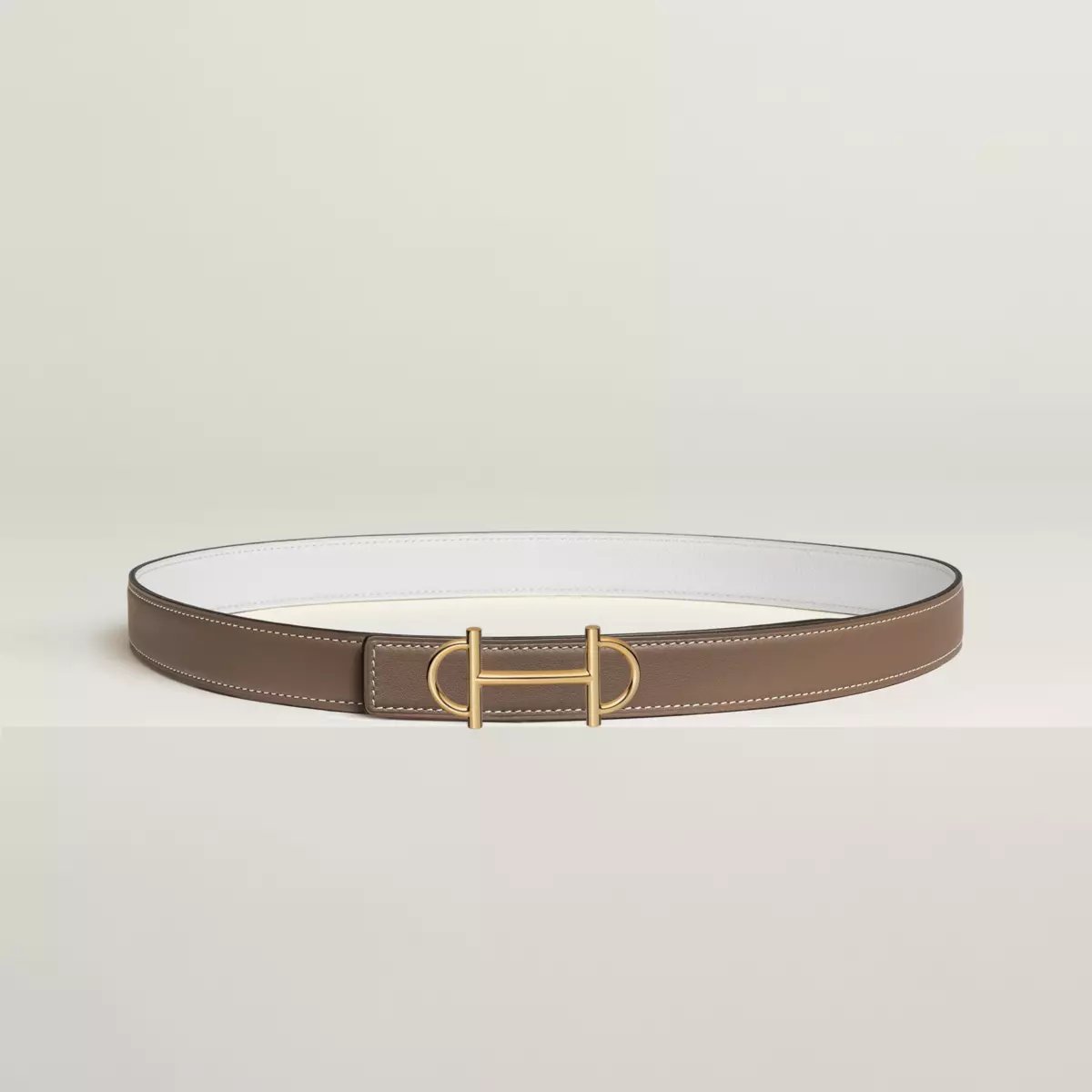 Gamma 벨트 버클 & 리버서블 가죽 스트랩 24mm
