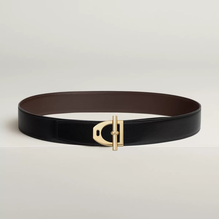 Neo Etrier Belt Buckle & Reversible Leather Strap 38 MM