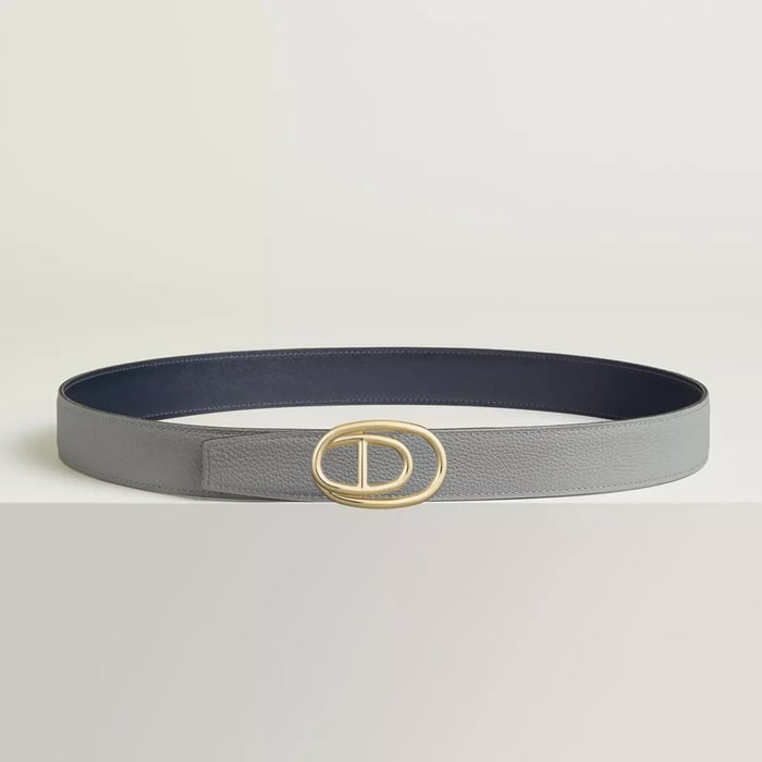 Odyssee Belt Buckle & Reversible Leather Strap 32 MM