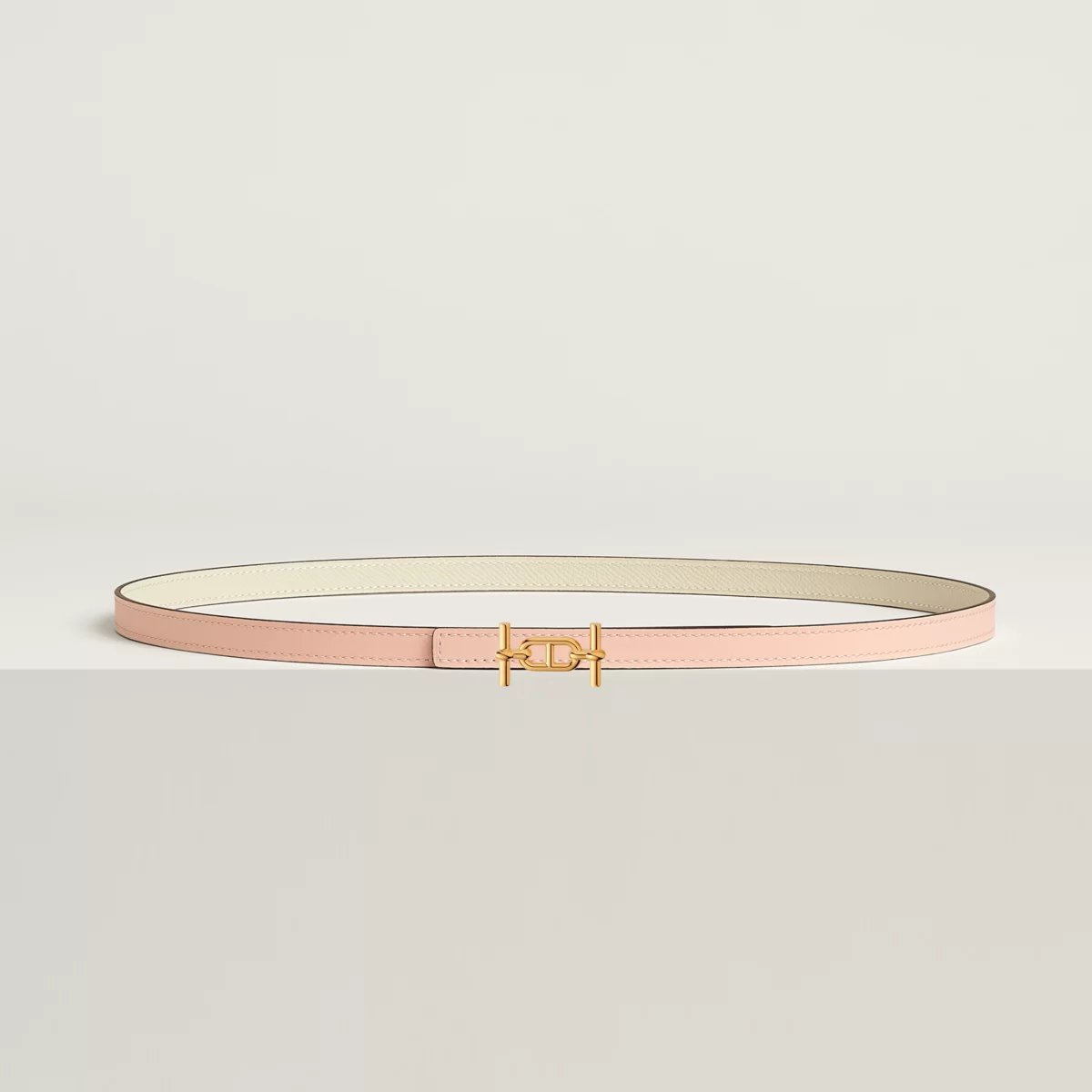 Ancre belt buckle & Reversible leather strap 13 mm