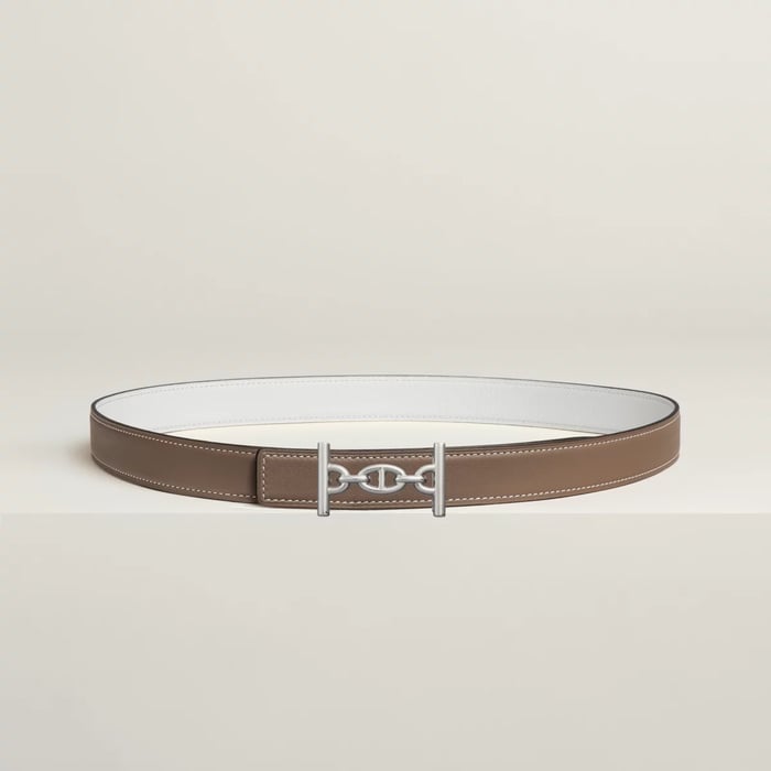 Lagune Belt Buckle & Reversible Leather Strap 24 MM