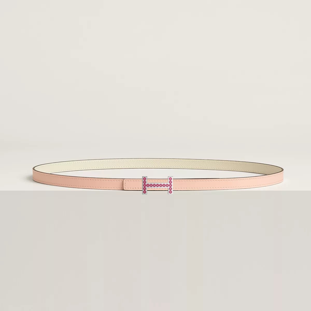 Focus Medor Laquee belt buckle & Reversible leather strap 13 mm