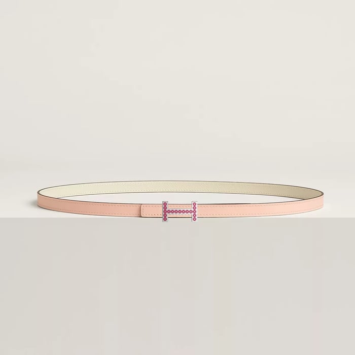 Focus Medor Laquee Belt Buckle & Reversible Leather Strap 13 MM