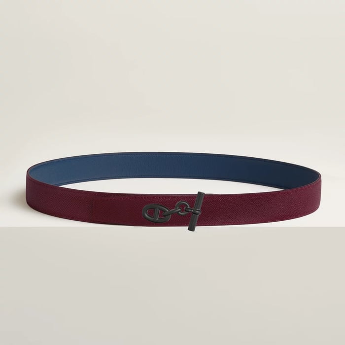 Yachting 벨트 버클 & 리버서블 가죽 스트랩 32mm