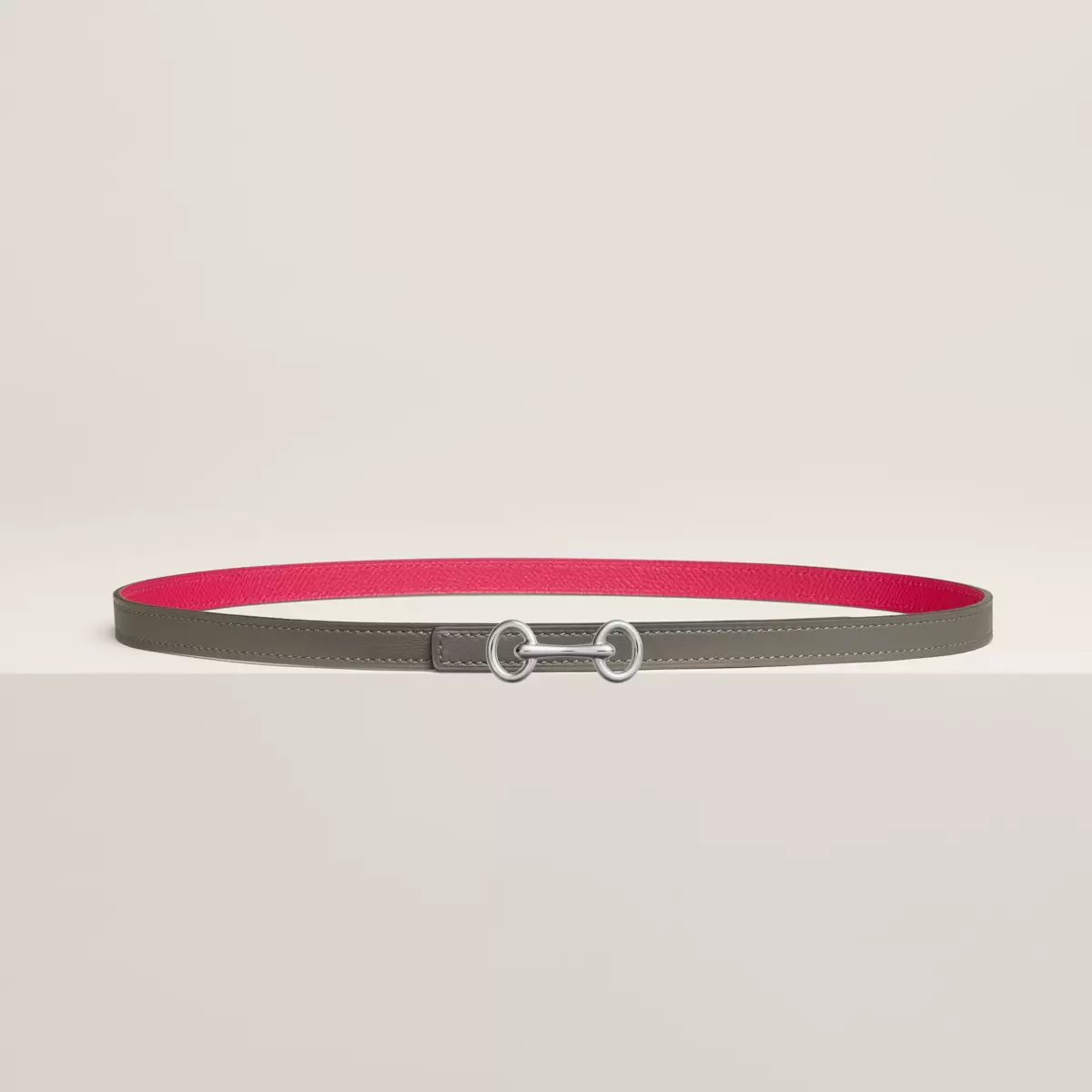 Heritage belt buckle & Reversible leather strap 13 mm