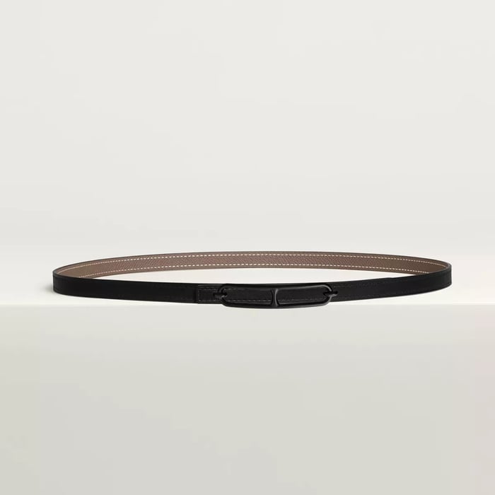 Roulis belt buckle & Reversible leather strap 13 mm
