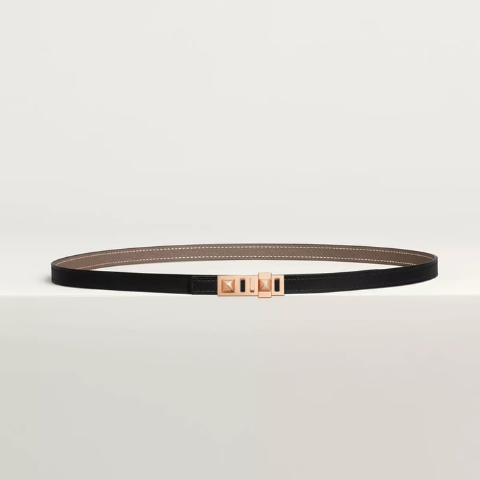Boucle de ceinture Collier de Chien & Cuir de ceinture réversible 13 mm