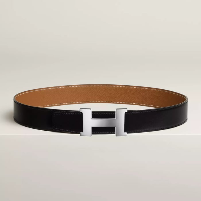 Constance Belt Buckle & Reversible Leather Strap 38 MM
