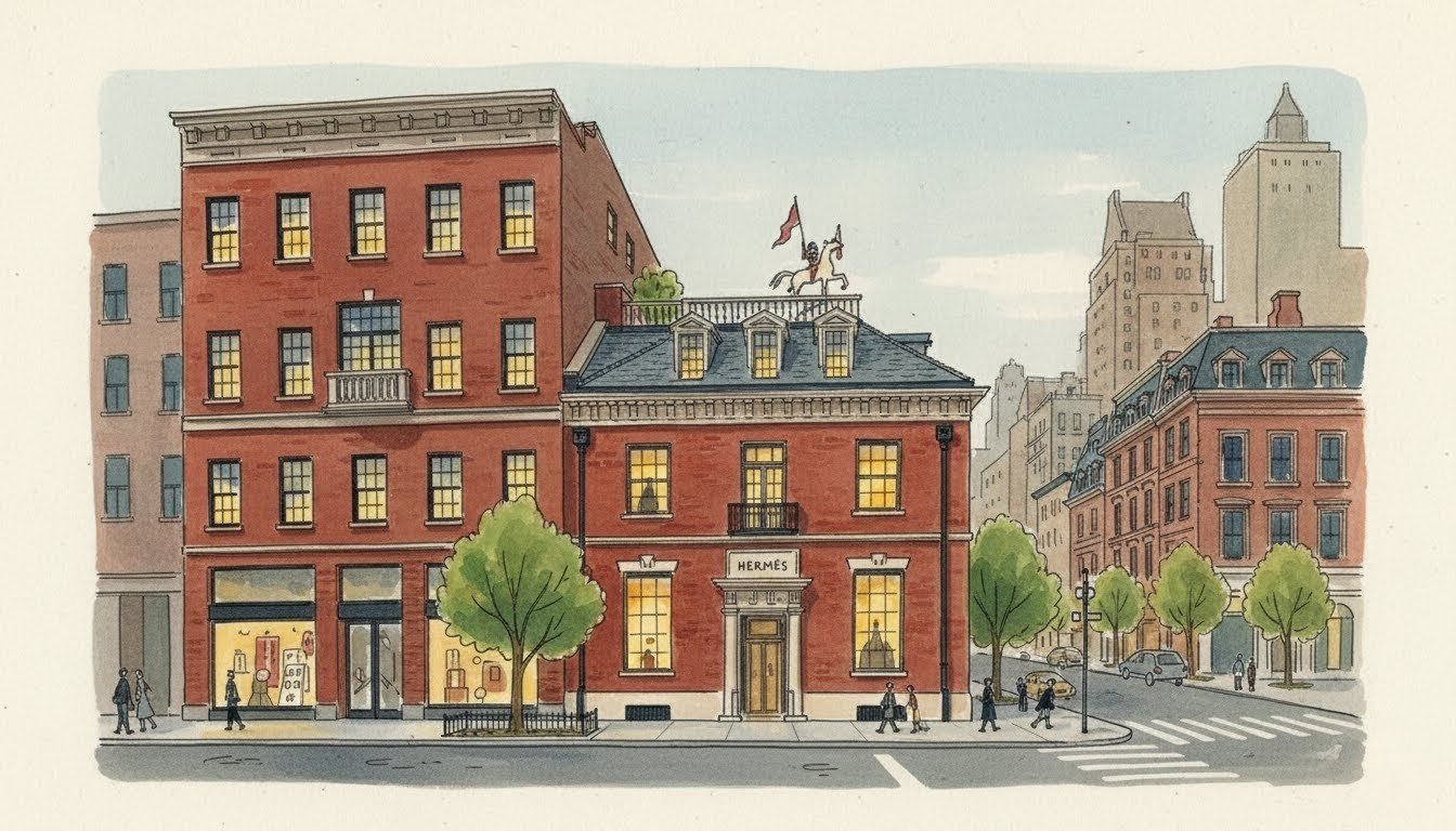 Hermès Madison Avenue flagship store in NYC