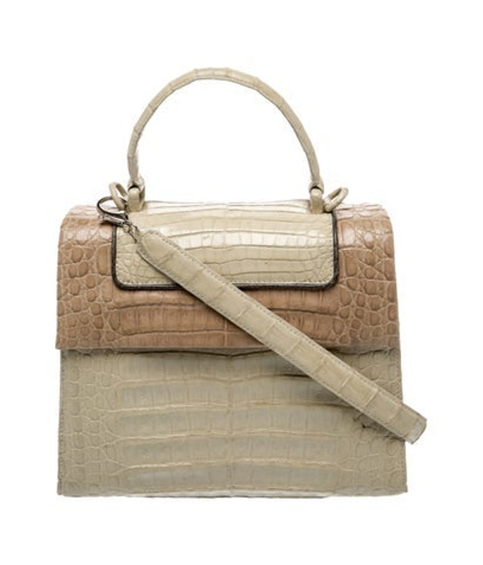 Nancy Gonzalez Gonzalez Crocodile Top Handle Bag