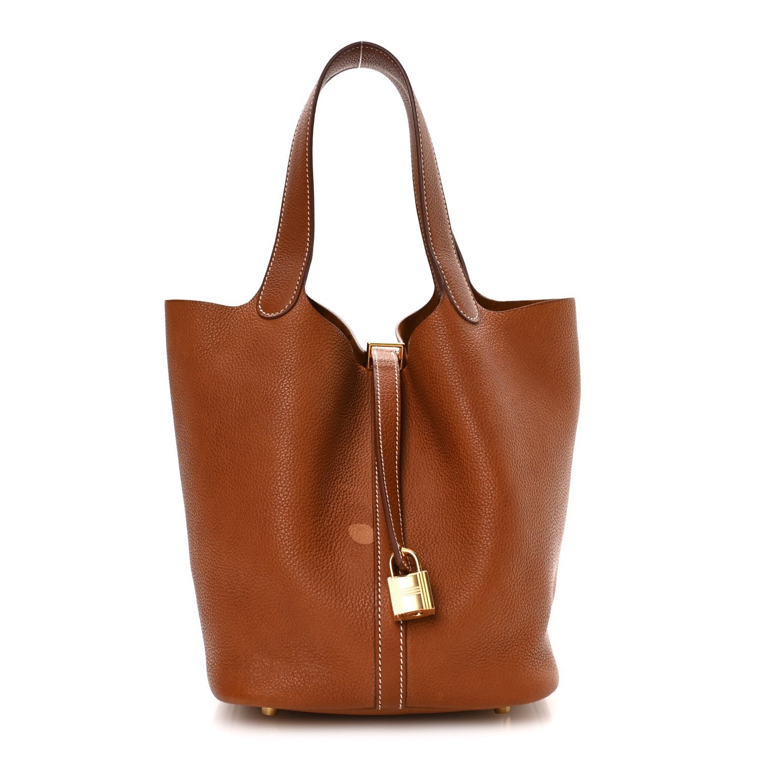 Hermes Hermes Taurillon Clemence Picotin Lock 22 MM Fauve