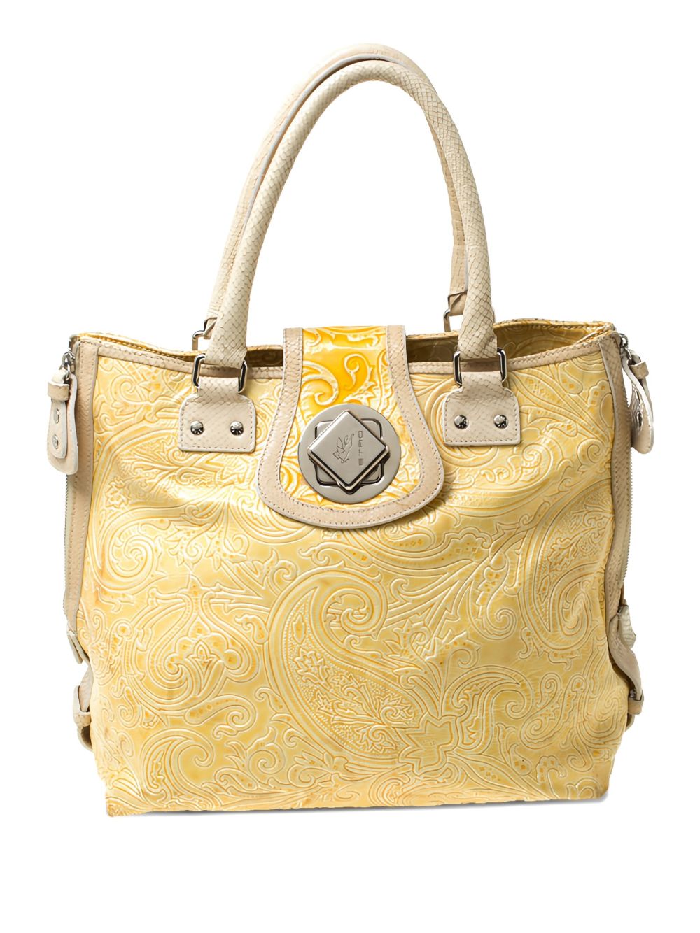 paisley-print tote bag 