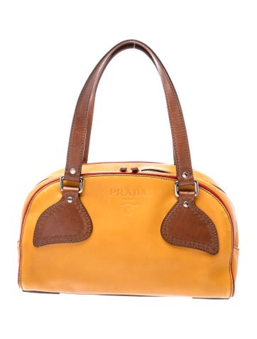 Vitello Leather Top Handle Bag