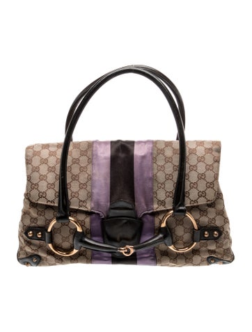 GG Canvas Top Handle Bag
