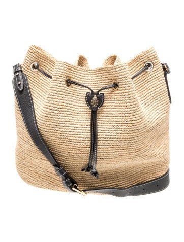 Mark Cross Raffia Minaudière