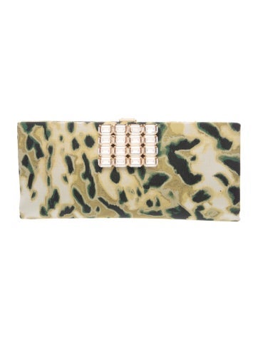 Roger Vivier Canvas Clutch