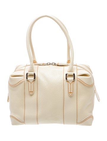 Leather Top Handle Bag