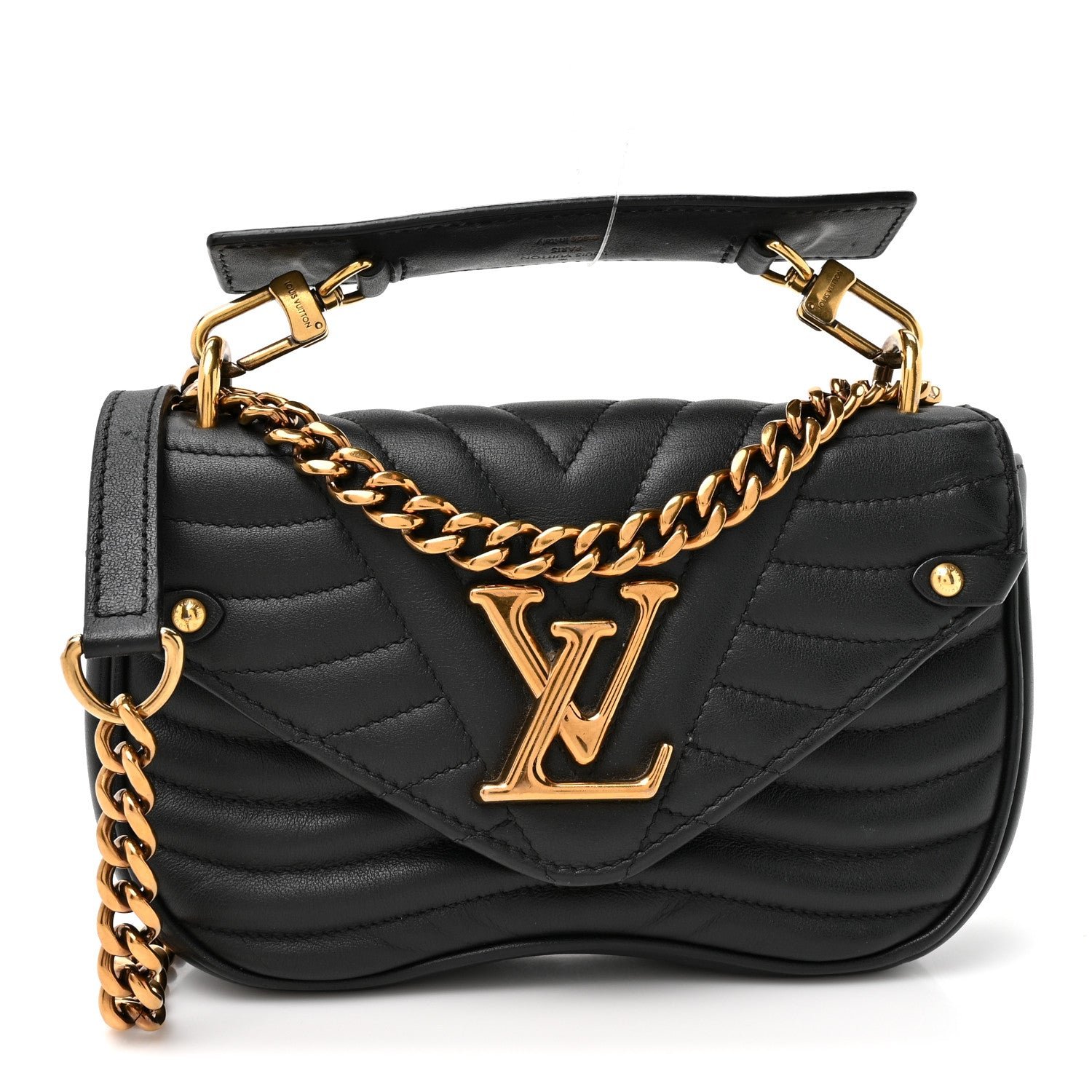 Louis Vuitton Calfskin New Wave Chain PM Black