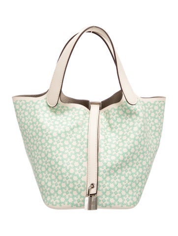 Hermes Swift Lucky Daisy Picotin Lock 18