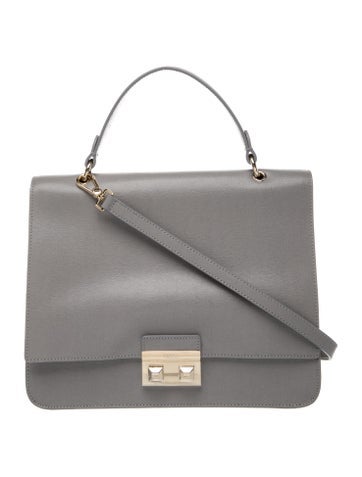 Leather Top Handle Bag