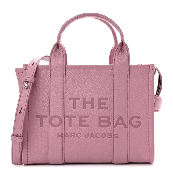 Marc Jacobs Grained Calfskin Small The Tote Bag Lilas