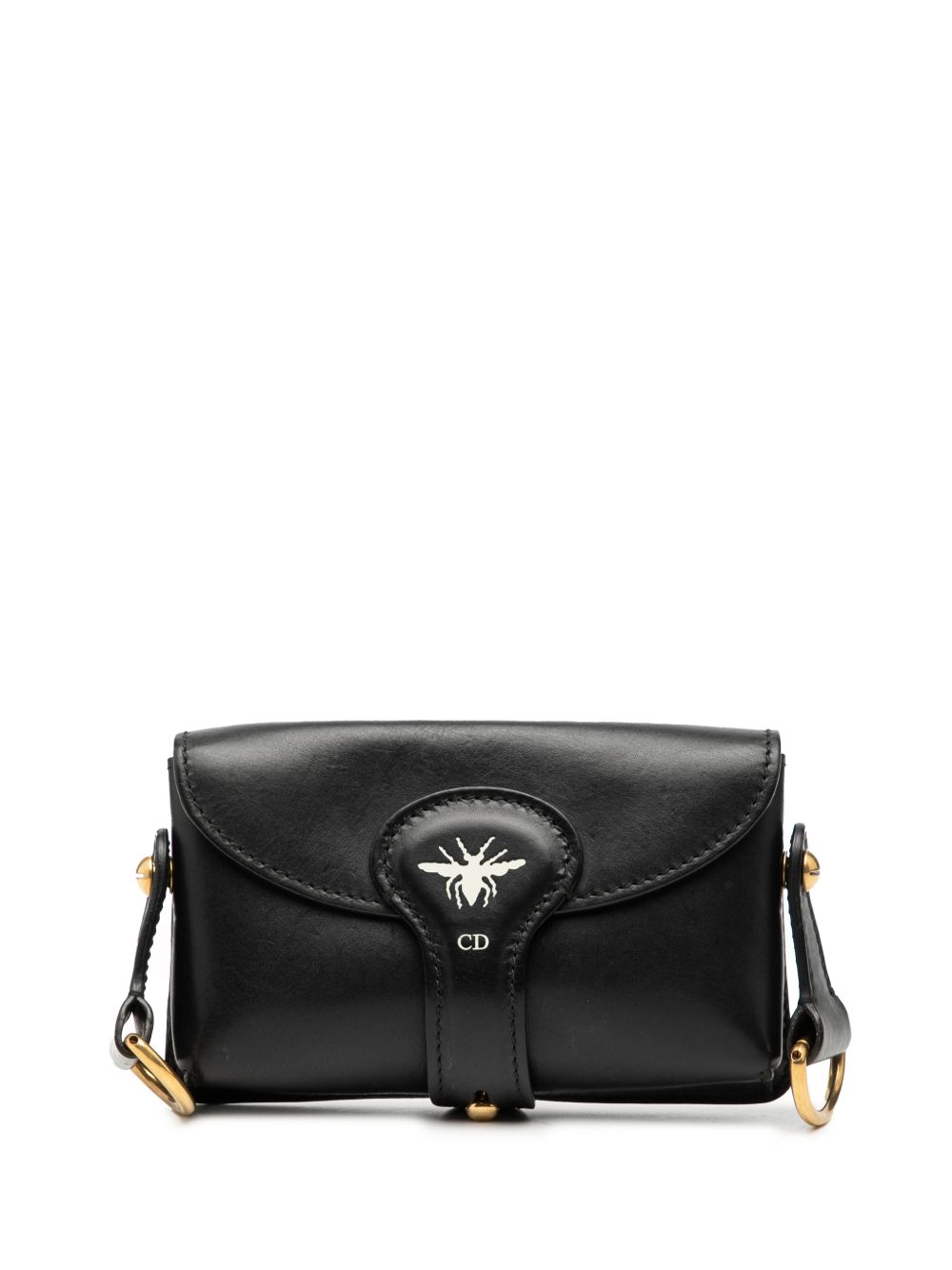 2016 Mini Leather D Bee Saddle Bag crossbody bag