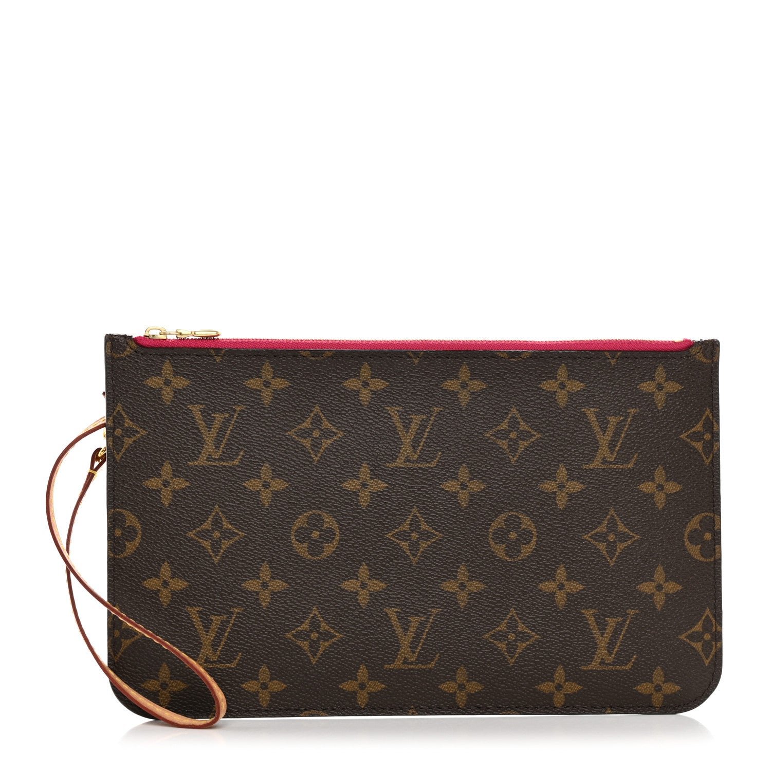 Louis Vuitton Monogram Neverfull MM GM Pochette Pivoine