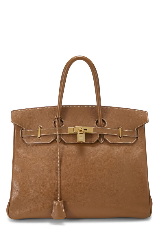 Hermes Gold Epsom Birkin 35