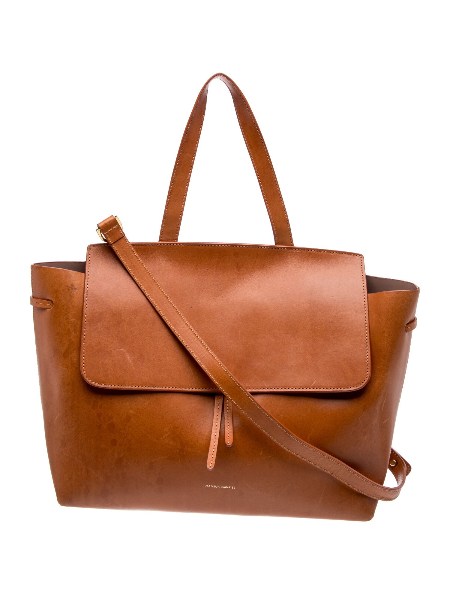 Leather Top Handle Bag