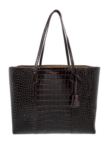 Tory Burch Embossed Leather Tote