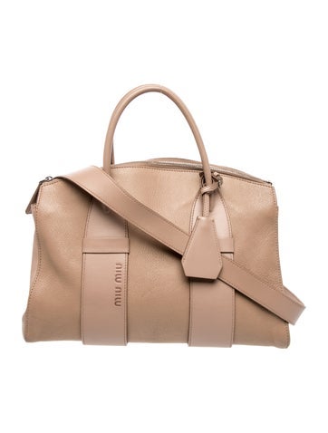 Leather Top Handle Bag